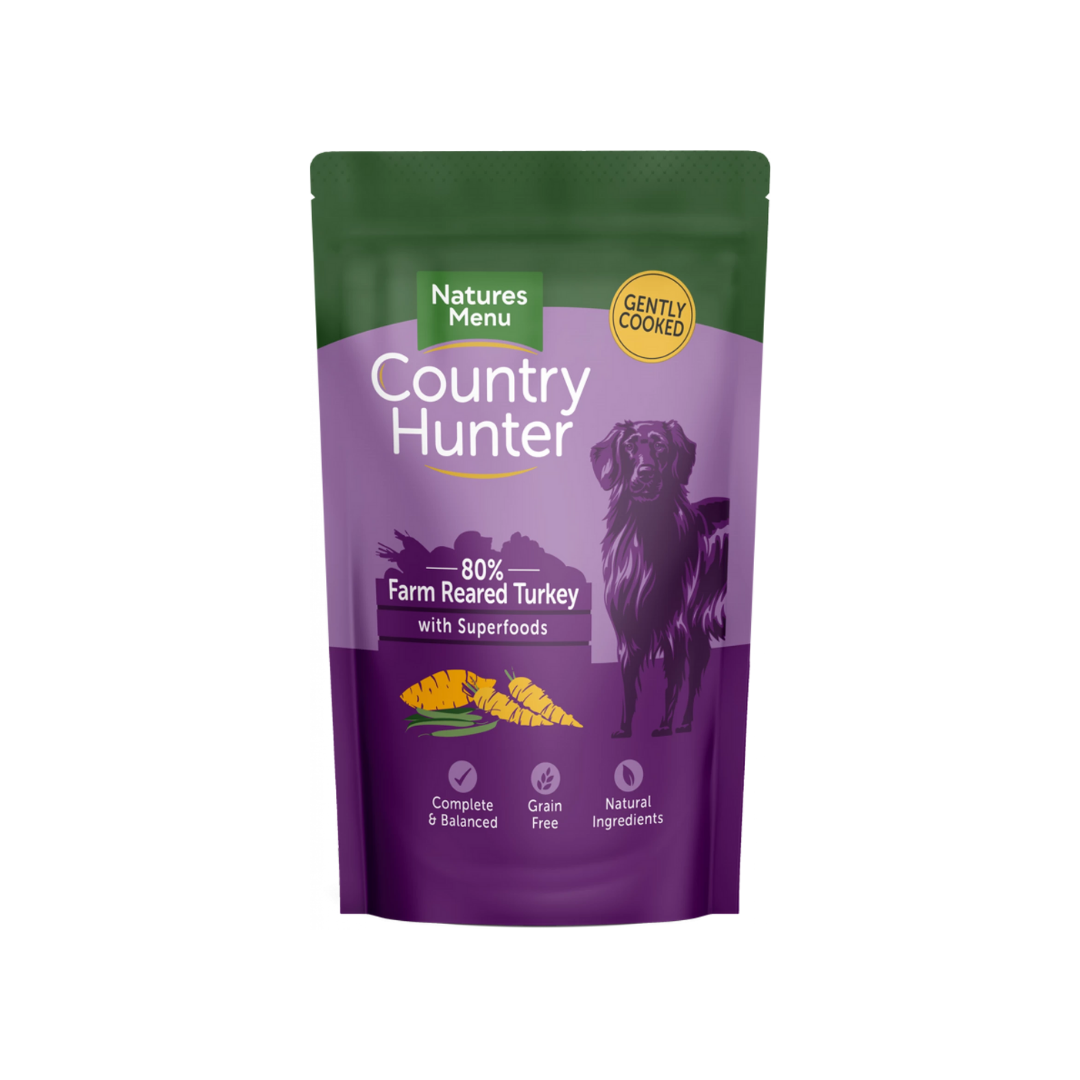 Country Hunter Turkey & Superfoods Pouch 150g