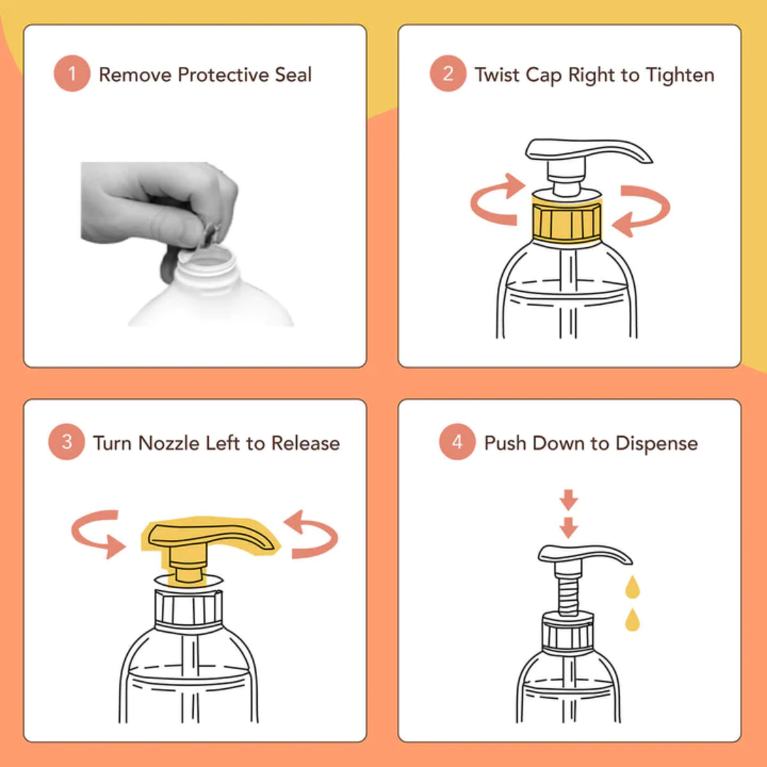 How to open and use the pump mechanism of the Natural Dog Company Liquid Glucosamine.
