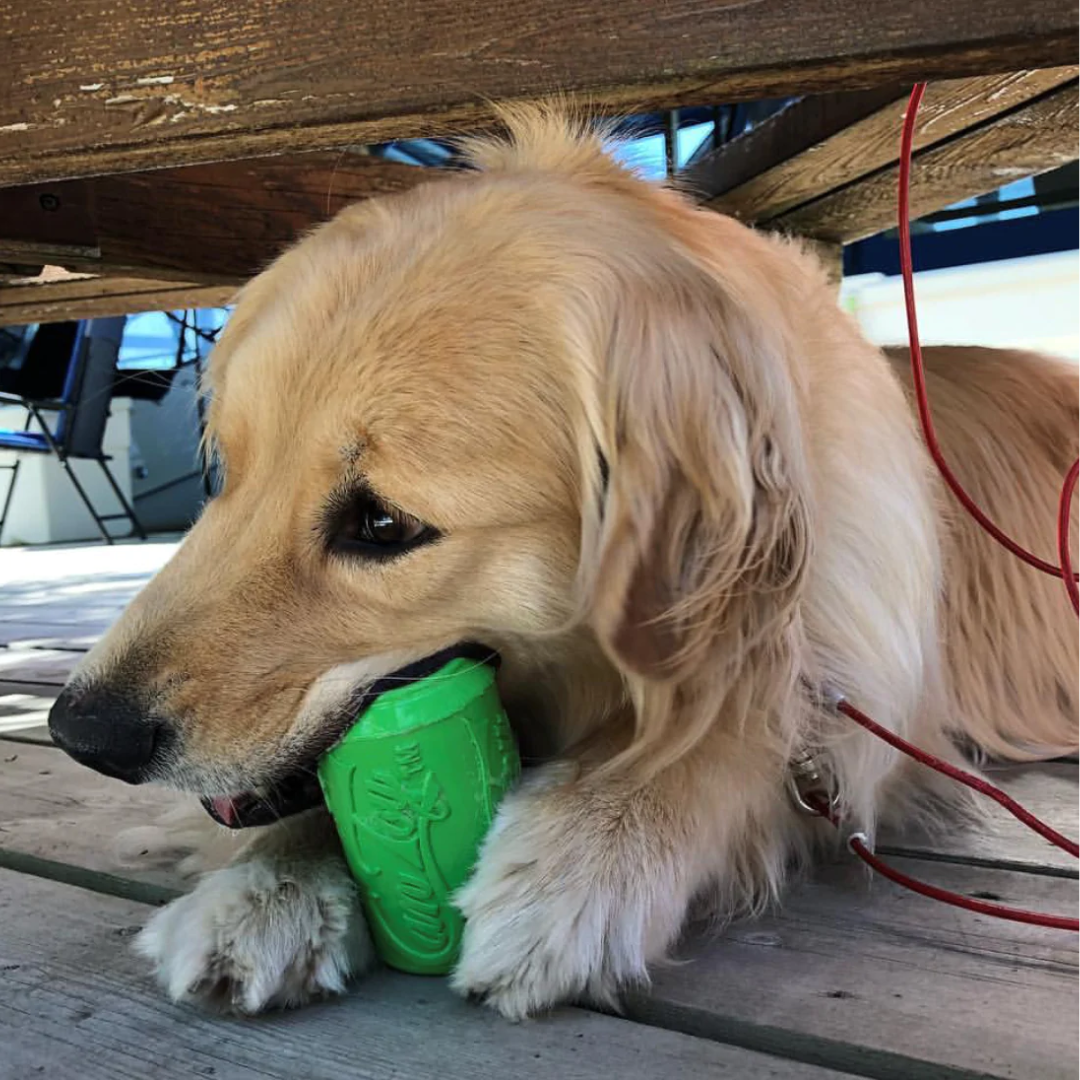 SodaPup Durable Soda Can Chew and Treat Toy