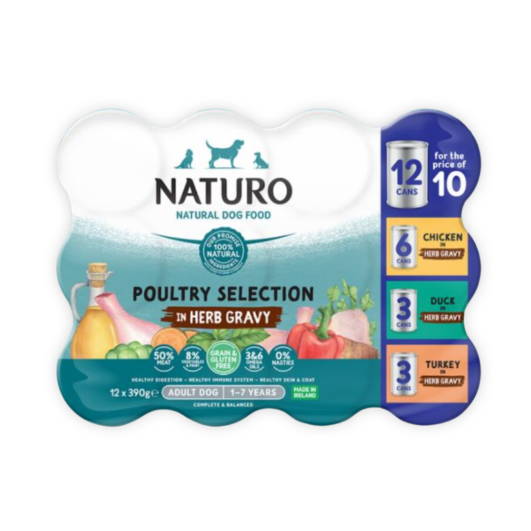 Naturo Grain Free Tins - Poultry Selection