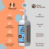 Natural Dog Company Fish Oil - Orivo Certified, Verified Fish Species, Natural Ingredients, Custom Made for Dogs