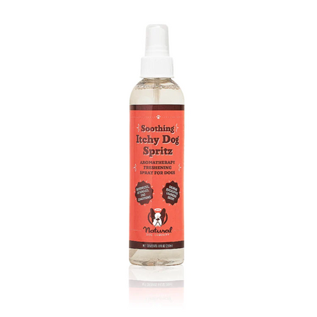 Bottle of Natural Dog Company Soothing Itchy Dog Spritz
