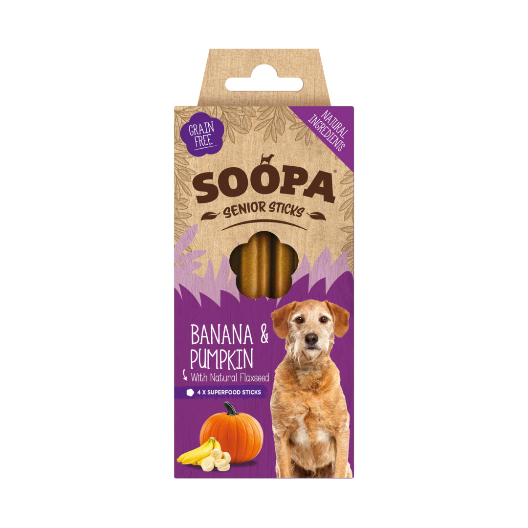 Soopa Banana and Pumpkin Senior Dental Sticks