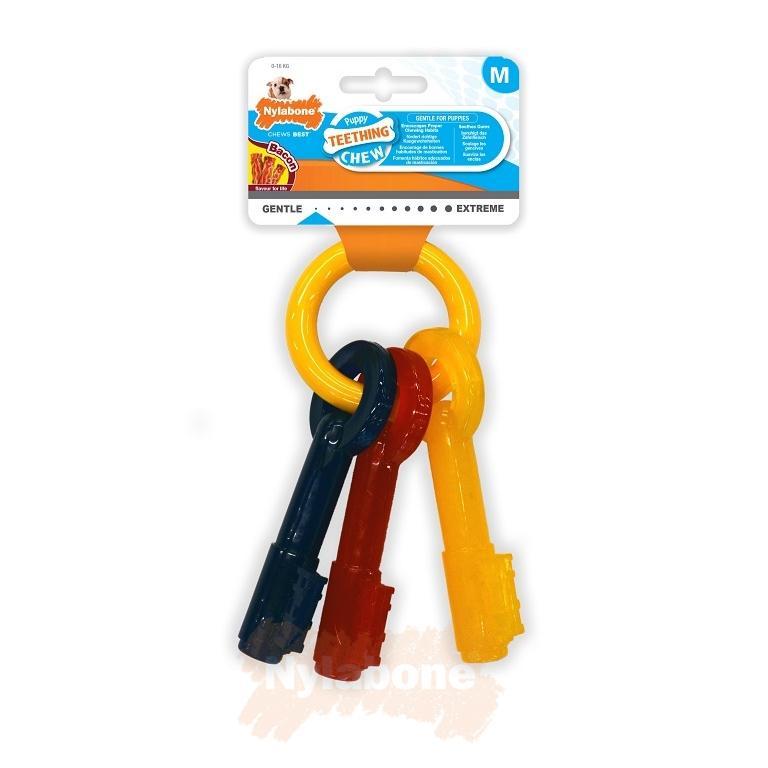 Nylabone Bacon Puppy Keys Chew