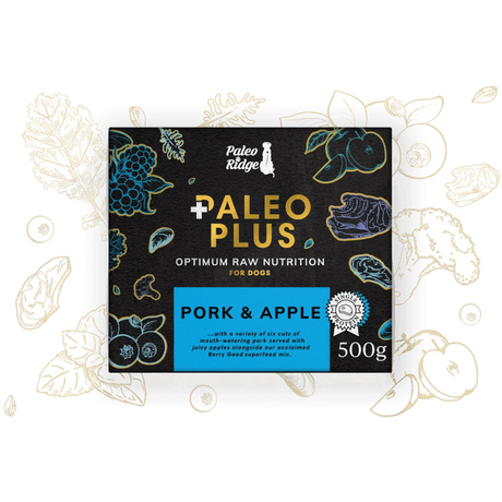Paleo Ridge Plus Pork and Apple Raw Dog Food