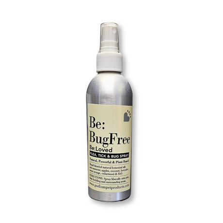 Bottle of Be: BugFree Flea, Tick and Bug Spray for Pets