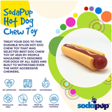 SodaPup Hot Dog Nylon Dog Chew