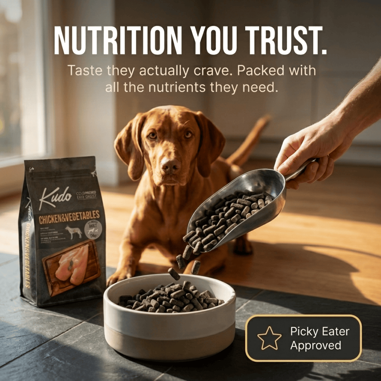 Kudo Chicken and Veg Cold Pressed Dog Food