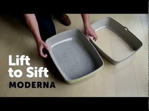 Video from YouTube with someone showing how to use the Moderna Lift To Sift Tray in Warm Grey