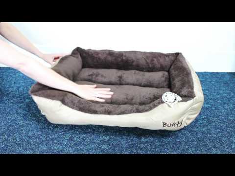 Bunty Deluxe Plush Dog Bed
