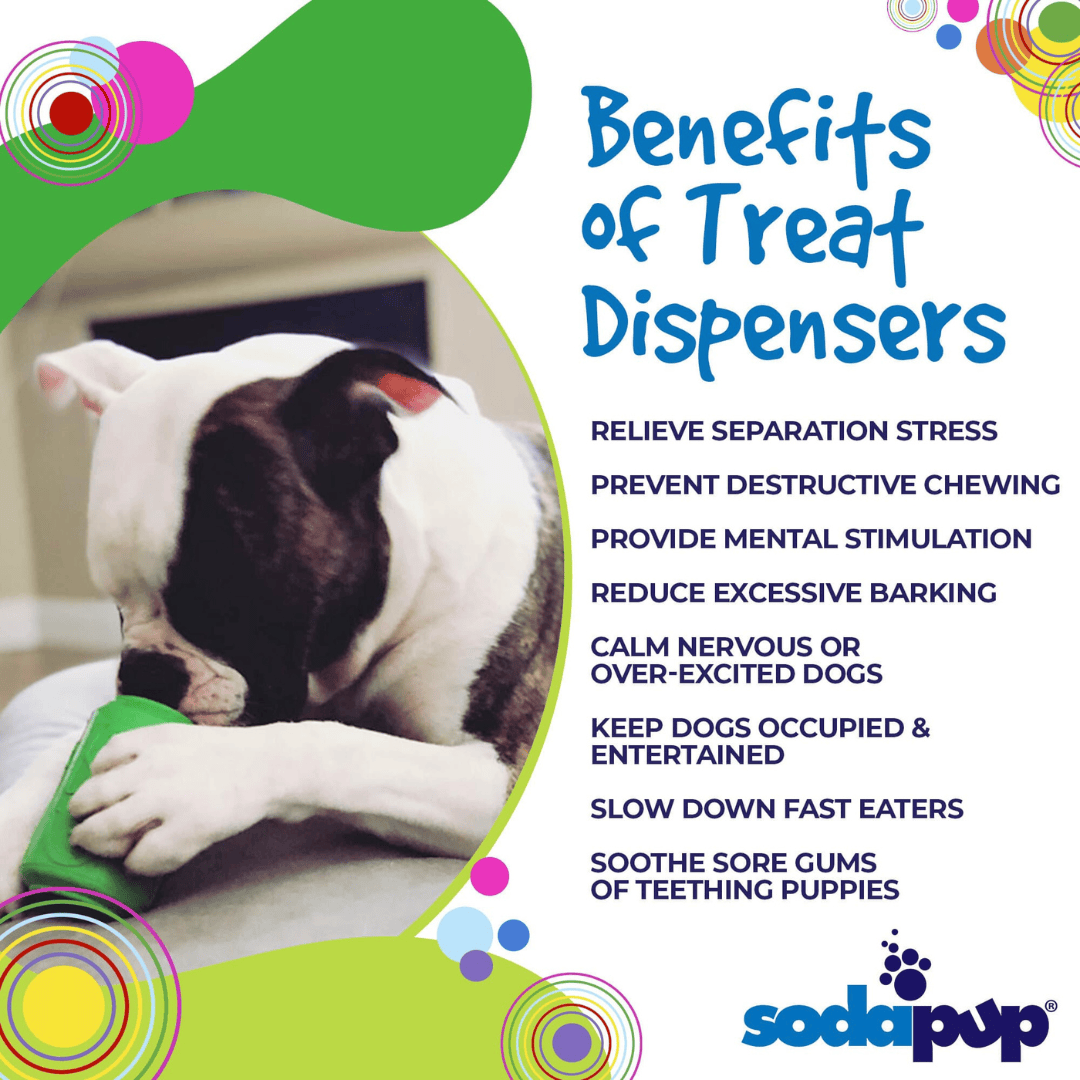 SodaPup Durable Soda Can Chew and Treat Toy