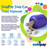 SodaPup Durable Soda Can Chew and Treat Toy