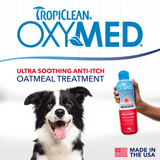 TropiClean OxyMed Medicated Anti-Itch Oatmeal Treatment for Pets 591ml