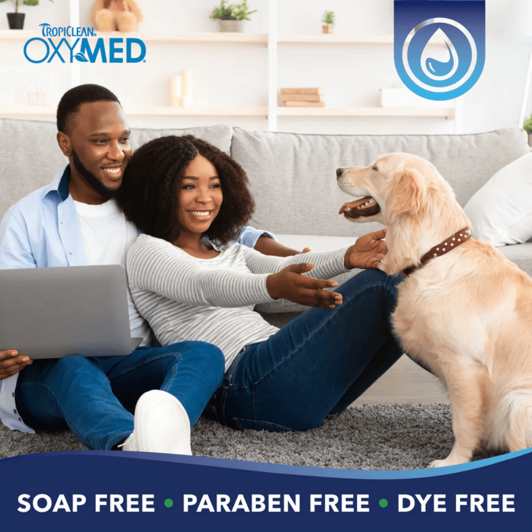 TropiClean OxyMed Hypoallergenic Oatmeal Shampoo for Pets 591ml