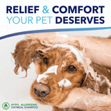 TropiClean OxyMed Hypoallergenic Oatmeal Shampoo for Pets 591ml
